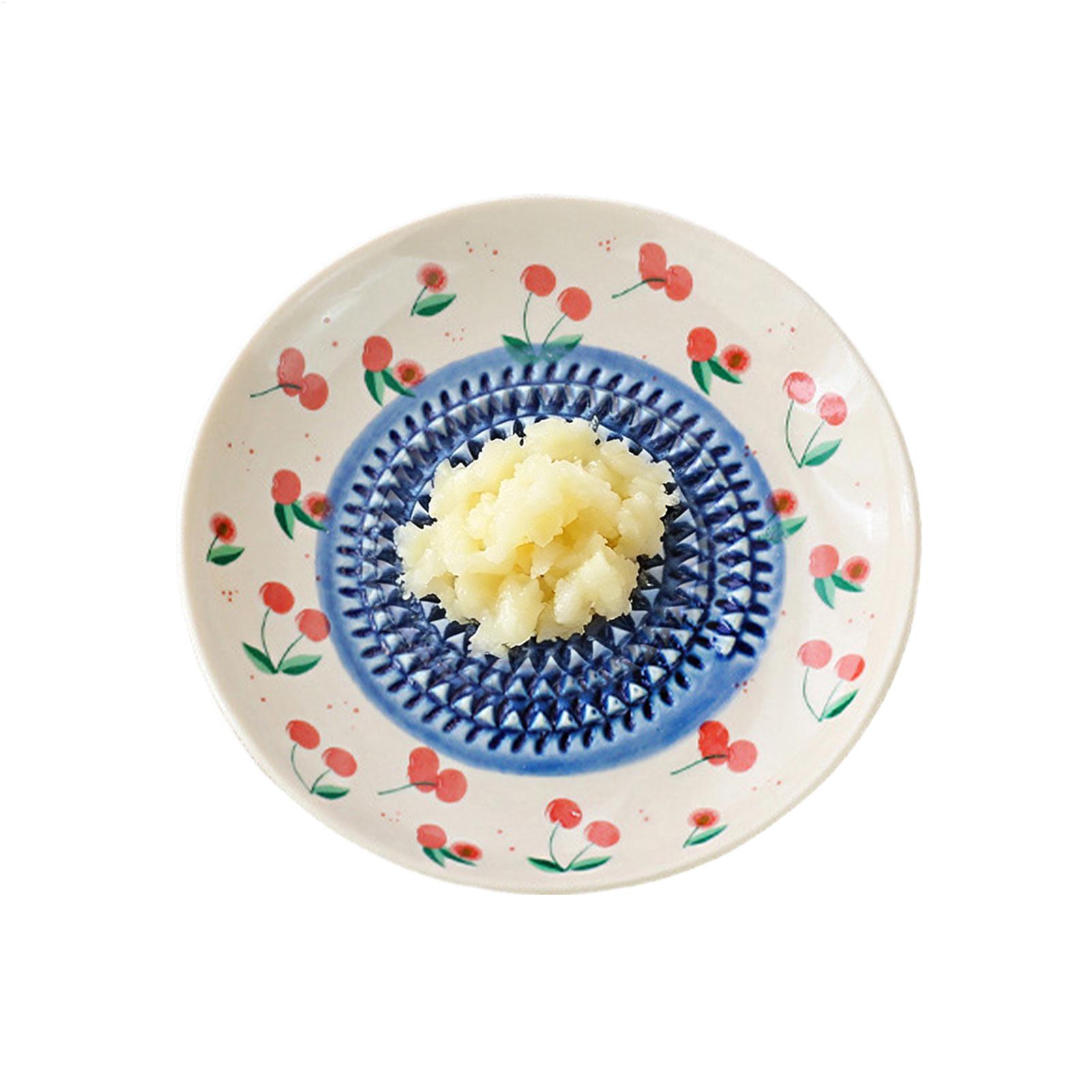 Women Kitchen Accessories - Kolorowa ceramiczna tarka do imbiru, ręczny