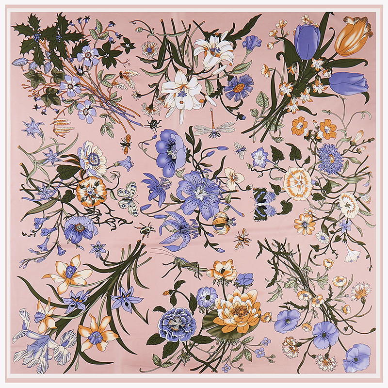 POBING Twill jedwabny szalik k – Silk Scarf Square recenzja i cena