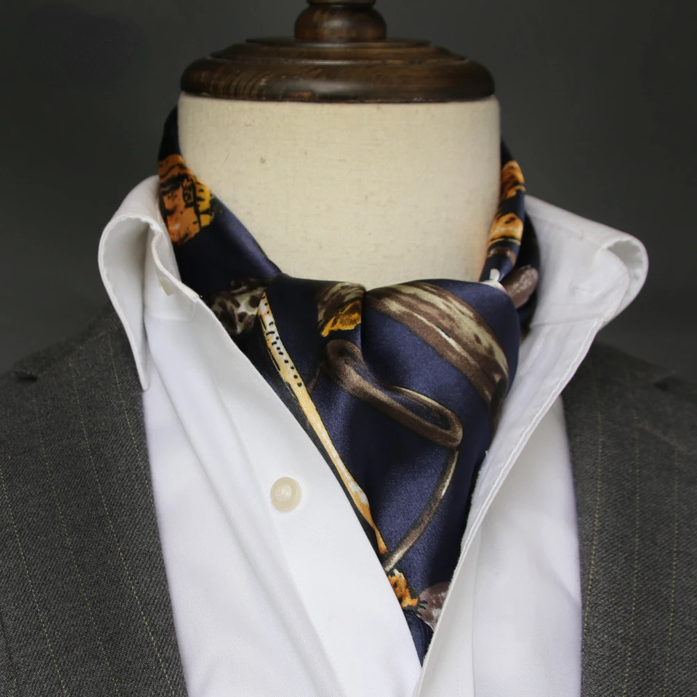 Brytyjski męski jedwabny szali – Silk Scarf Square recenzja i cena