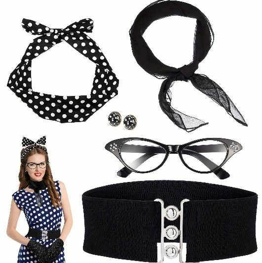 Akcesoria do kostiumów z lat 5 – Women'S Accessories In The 1950S recenzja i cena