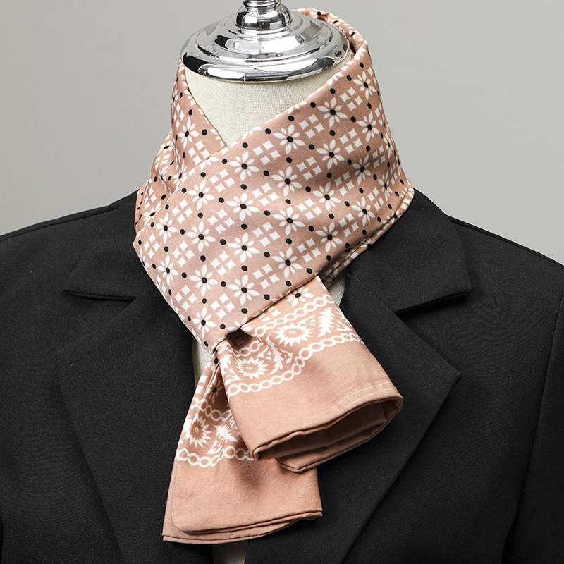 Męski szalik imitujący jedwab, – Silk Scarf Square recenzja i cena