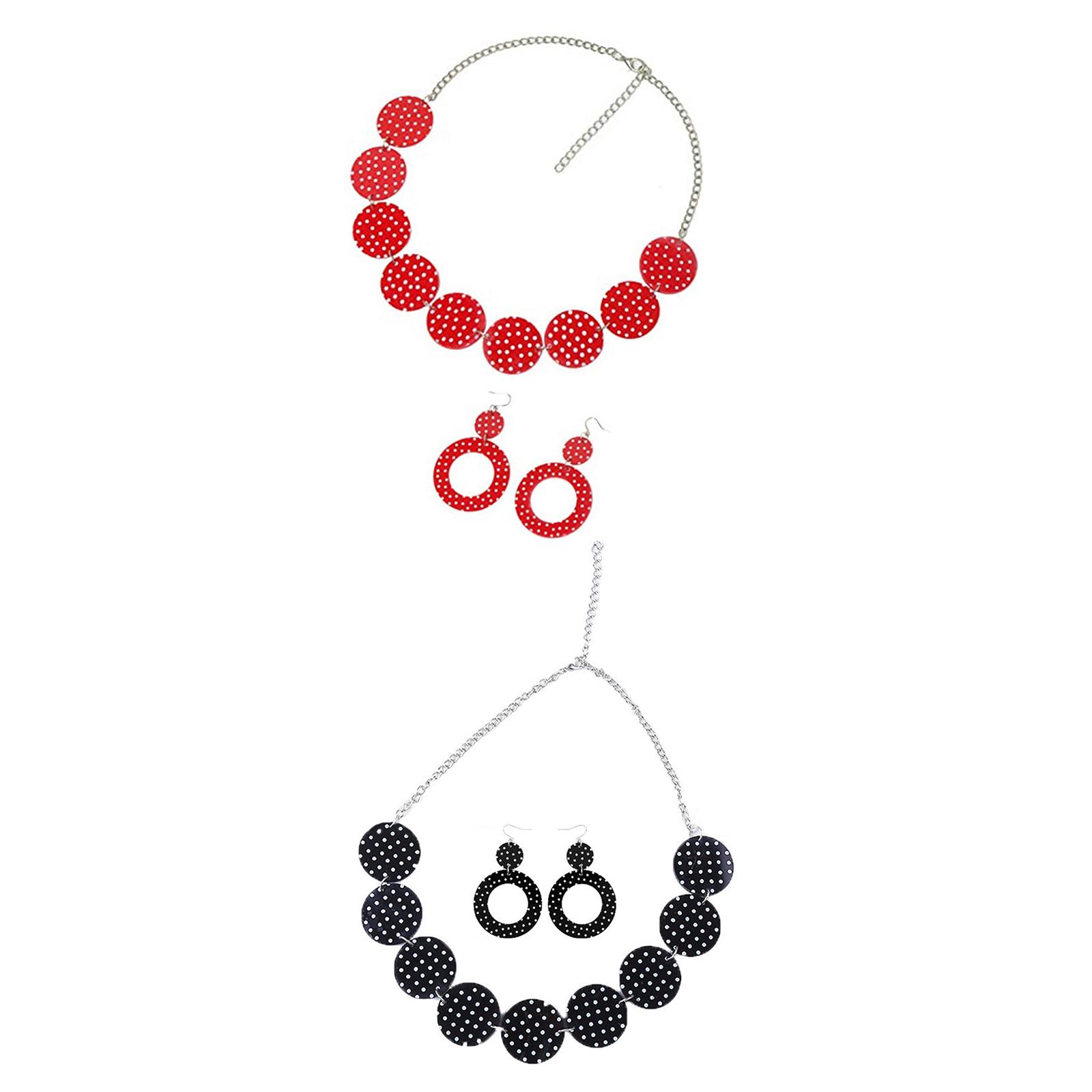 Zestaw kolczyków i naszyjnika  – Women'S Accessories In The 1950S recenzja i cena